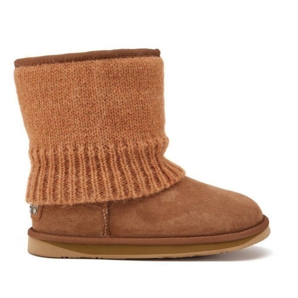 Australia Luxe Collective Fame Short Knit Boot in Chestnut. #238. Size 9 - Picture 5 of 10
